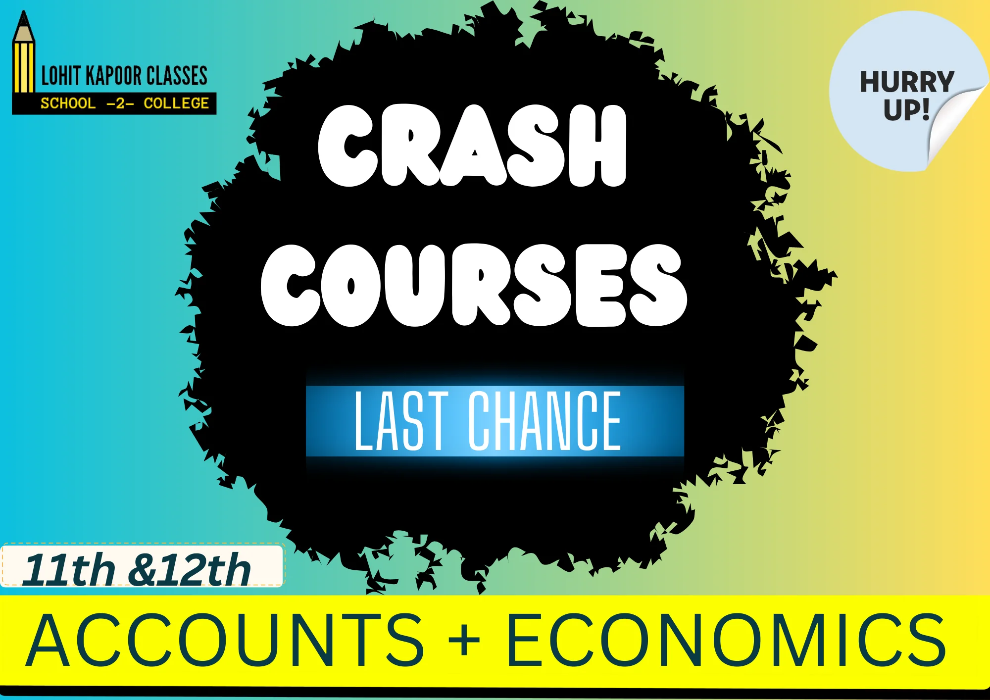 CRASH COURSES FOR CLASS 11TH AND 12TH